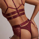 Kyra - 4 Pieces - Bordeaux