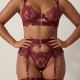 Kyra - 4 Pieces - Bordeaux